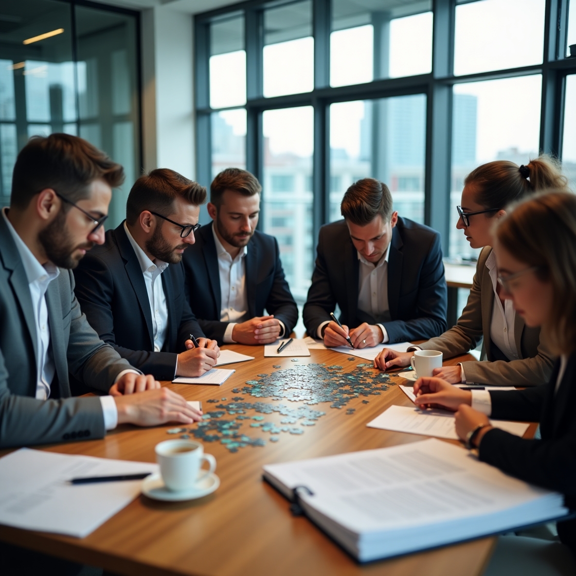 Equipo de especialistas financieros